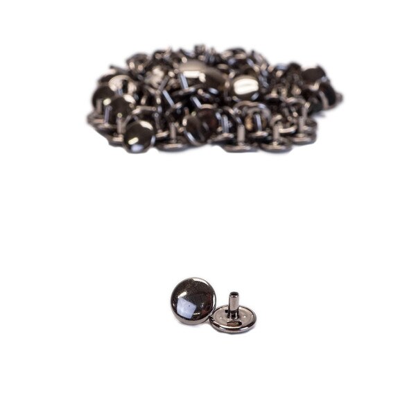 LTSP.Gunmetal.Regular Cap.100pk.01.jpg Line 20 Snap Parts Image